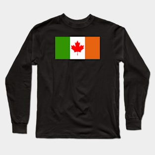 Irish Canadian Flag Long Sleeve T-Shirt